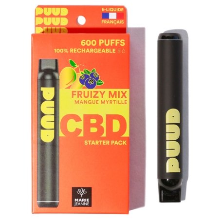 PUUD Fruizy Mix - 600 Puffs CBD 500 Reusable