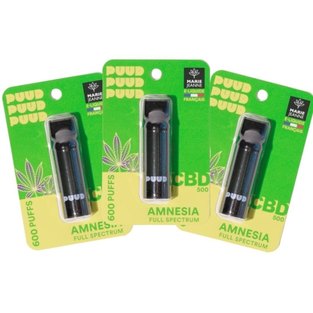 Pack 3 PUUD Amnesia Full Spectrum Cartridges