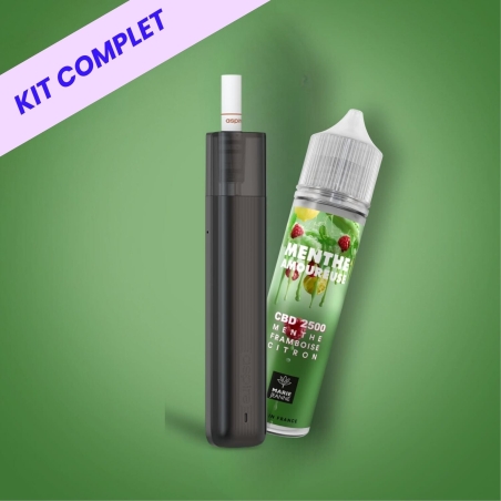 Pack Pod Vilter 2 Aspire + Eliquide CBD Menthe Amoureuse 50ml