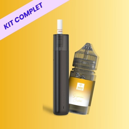 Pack Pod Vilter 2 Aspire + Eliquide CBD Supreme Custard 30ml