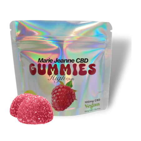 Gummies CBD 100mg Framboise - 10 x 10mg