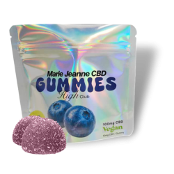 Blueberry Gummies CBD 100mg - 10 x 10mg